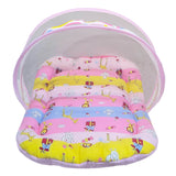 Fareto New Born Baby Premium Quality Mattress With Net, Giffi (0-1 Year)(L:80*B:50CM)(Size-Big)