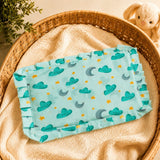 Fareto new born baby super soft cover mustard filling pillow for round head(0-1 YEAR)(F348)