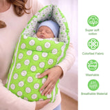 Fareto 3 in 1 Baby Bed, Sleeping Bag & Carry Nest, Cotton Baby Bedding for New Born (0-6 Months) (Lightweight), Pack of 1(F500)