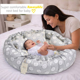Fareto Complete Bedding Set essentials Combo For Baby (0-6 Months)(Grey ship)(F166)