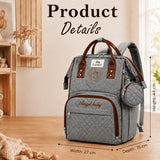 Fareto Premium Quality Diaper Bag for Mother, Multipurpose Stylish Diaper Bag (Pack Of 1)(F487)