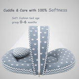 Fareto Complete Bedding Set essentials Combo For Baby (0-6 Months)(Crown Grey)(F613)