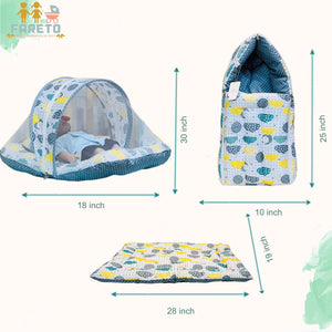 Fareto New Born Baby Summer Essentials 64 in 1 (0-6 Months)(F546)