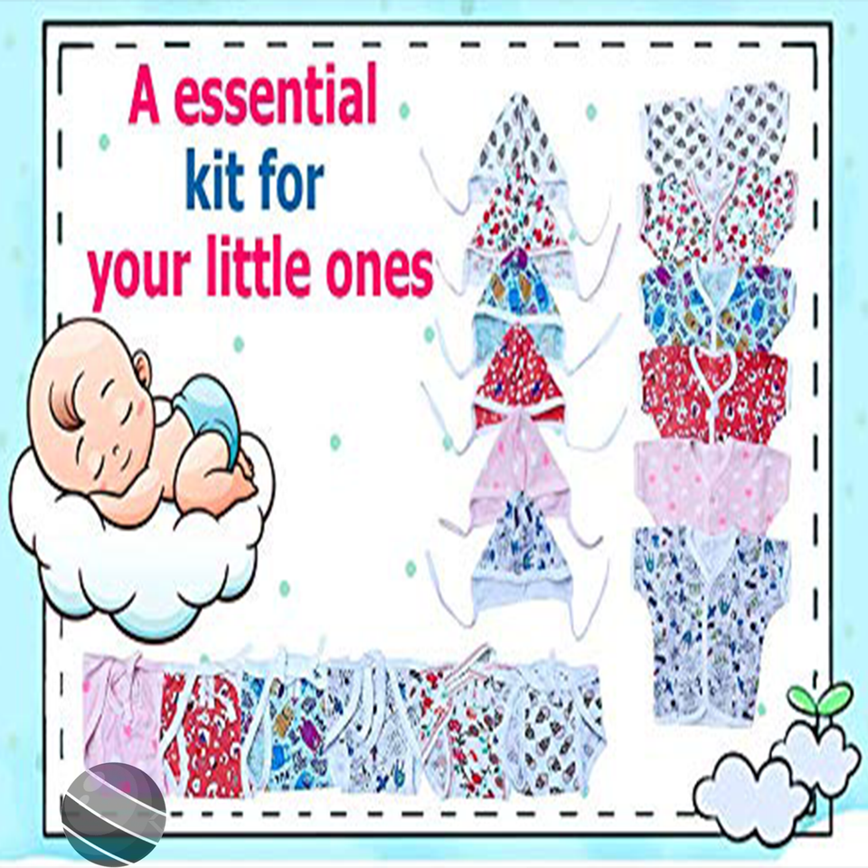 Fareto Baby Daily Essential Combo All in One(Total Items: 30)(0-6 Months)