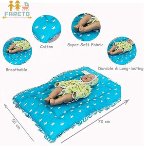 Fareto New Born Baby Hand Carry Bed | Godari | Massage Bed )(72cm*50cm)(0-12 Months)