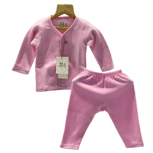 Fareto Baby front open Winter season thermal set(Pack of 4) Colours may vary