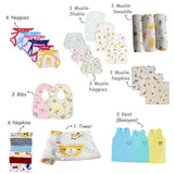 Fareto Baby Premium Quality Summer Essentials 61 in 1 (0-4 Months)