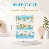 Fareto New Born Baby Hand Carry Bed | Godari | Massage Bed )(0-6 Months)(F117)