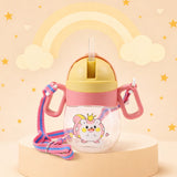 Fareto baby Little Spout Sipper for Infant/Toddler,370ml,Anti-Spill Sippy Cup with Soft Silicone Spout BPA Free,(pack of 1)(Colours And Designs May Vary)(F522)