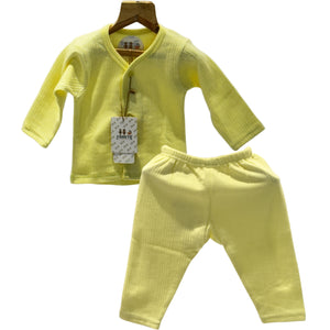 Fareto Baby front open Winter season thermal set(Pack of 4) Colours may vary