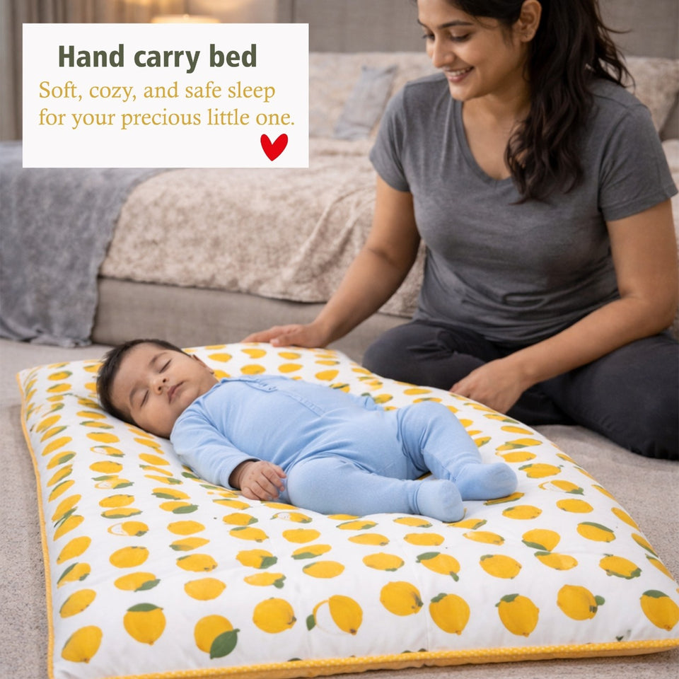 Fareto New Born Baby Hospital Essentials pack of 61 (0-6 months)(Lemon Yellow) (F169)