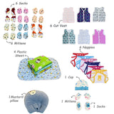 Fareto New Born Baby Semi Winter Hospital Essentials 80 in 1 (0-6 Months)(F237)