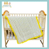 FARETO BABY MALMAL 100% COTTON SUPER SOFT SUMMER BLANKET (SIZE.110* 82)(0-2 YEAR)