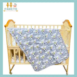 FARETO BABY MALMAL 100% COTTON SUPER SOFT SUMMER BLANKET (SIZE.110* 82)(0-2 YEAR)