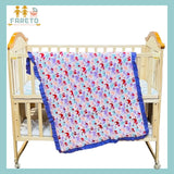 FARETO BABY MALMAL 100% COTTON SUPER SOFT SUMMER BLANKET (SIZE.110* 82)(0-2 YEAR)