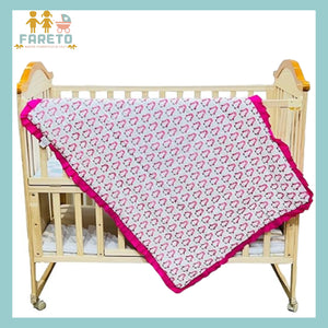 FARETO BABY MALMAL 100% COTTON SUPER SOFT SUMMER BLANKET (SIZE.110* 82)(0-2 YEAR)