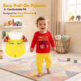 Fareto Baby's Cotton Blend, Cotton T-Shirt and Pants Set.(F56)