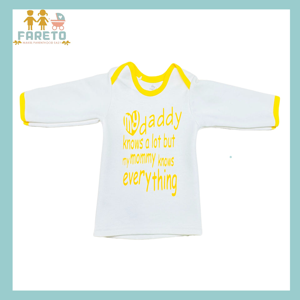 Fareto Baby Boy's & Baby Girl's T-Shirts | T-Shirt | Tees(Pack of 5)