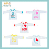 Fareto Baby Boy's & Baby Girl's T-Shirts | T-Shirt | Tees(Pack of 5)