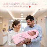 Fareto Newborn Baby 100% Muslin Cotton Sleeping Bag & Mosquito Net | Safe, Soft & Portable Baby Bed | Baby Bedding Set(0-1 Year)(F777)