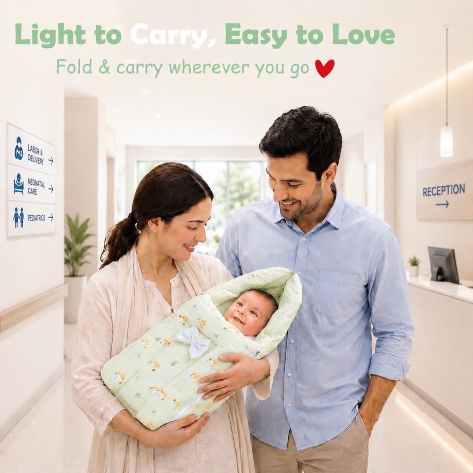 Fareto New born Baby Organic Muslin Cotton Combo set 20 In 1 (0-6 Months)(F564)Baby Bedding & Clothing Combo Set For Muslin