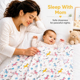 Fareto Organic Cotton Muslin Bedding Set Essentials For Newborn Baby (0-12 Months )(F554)
