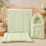 Fareto Organic Cotton Muslin Bedding Set Essentials For Newborn Baby (0-12 Months )(F553)