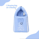 Fareto Newborn Baby 100% Muslin Cotton Sleeping Bag| Safe, Soft & Portable Baby Bed | (0-6 Year)(F728)