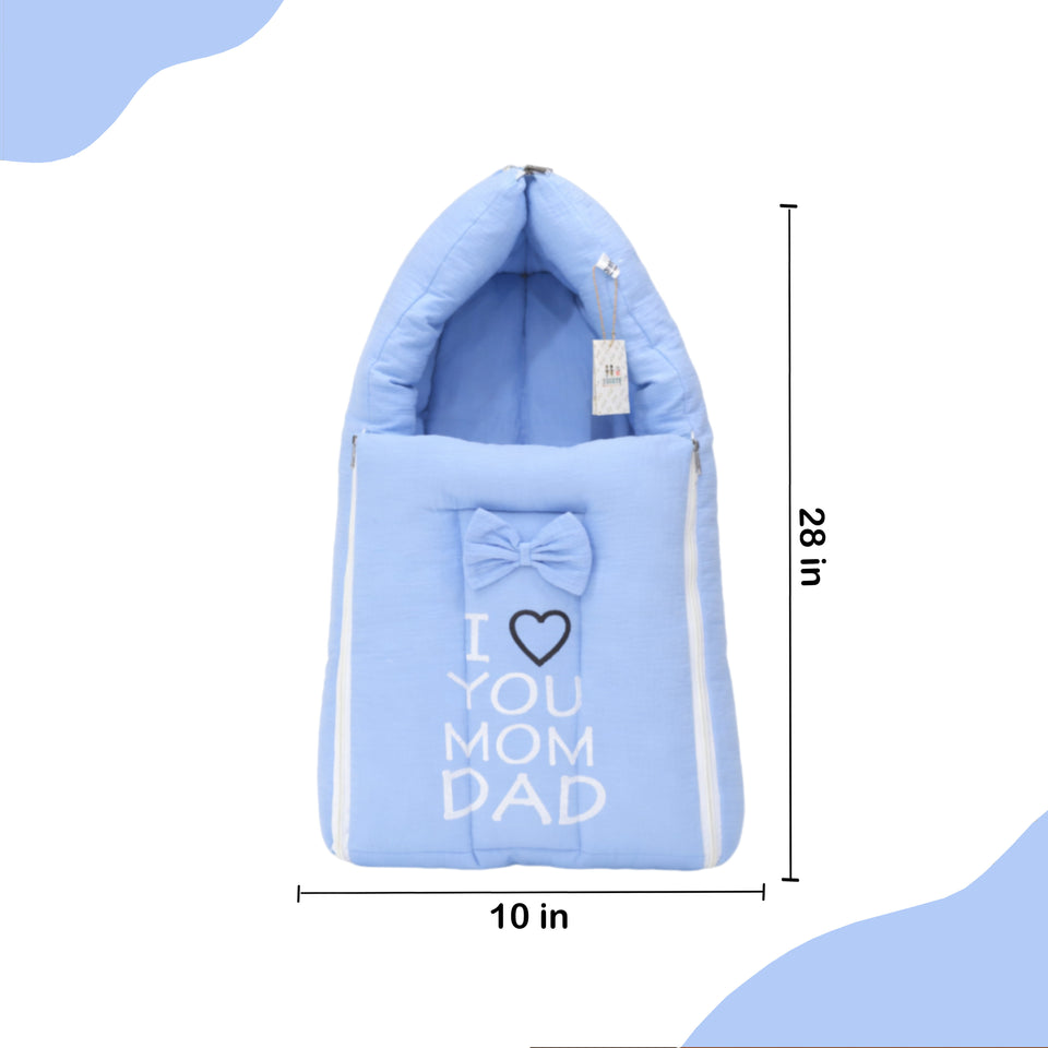 Fareto Newborn Baby 100% Muslin Cotton Sleeping Bag| Safe, Soft & Portable Baby Bed | (0-6 Year)(F728)