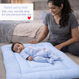 Fareto Newborn Baby 100% Muslin Cotton Sleeping Bag & Mosquito Net & Hand Carry Bed  | Safe, Soft & Portable Baby Bed | Baby Bedding Set(0-1 Year)(F726)