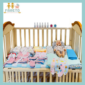 Fareto Baby Premium Quality Summer Essentials 61 in 1 (0-4 Months)