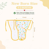 FARETO Baby Nappies (6 Count, 3-6 Months, Pack of 6)(F116)