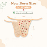Fareto New Born Baby 24 Single Layer | Super Soft | Cotton Nappies | Washable | Reusable (0-3 Months)(F126)
