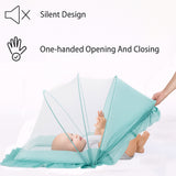 Fareto Foldable Baby Mosquito Net, Bottomless Net for Safe & Easy Use, 128 x 65 x 65cms, for Babies & Toddlers (0 to 24 Months)