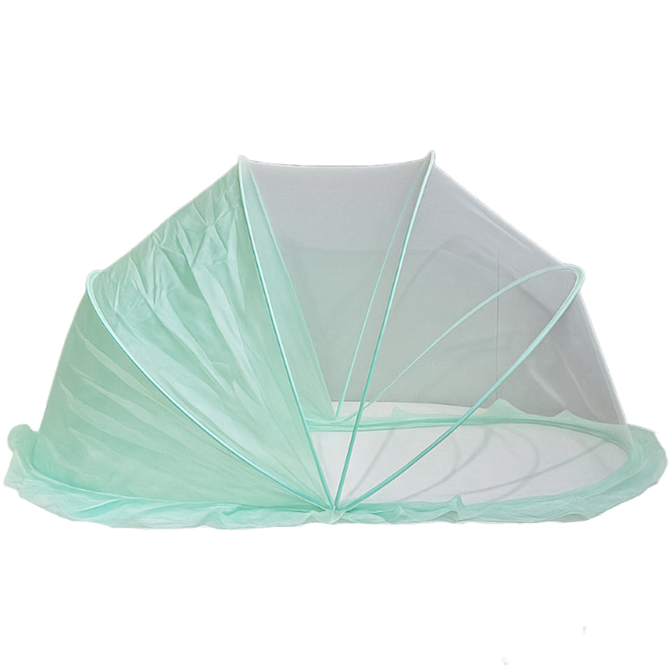 Fareto Foldable Baby Mosquito Net, Bottomless Net for Safe & Easy Use, 128 x 65 x 65cms, for Babies & Toddlers (0 to 24 Months)