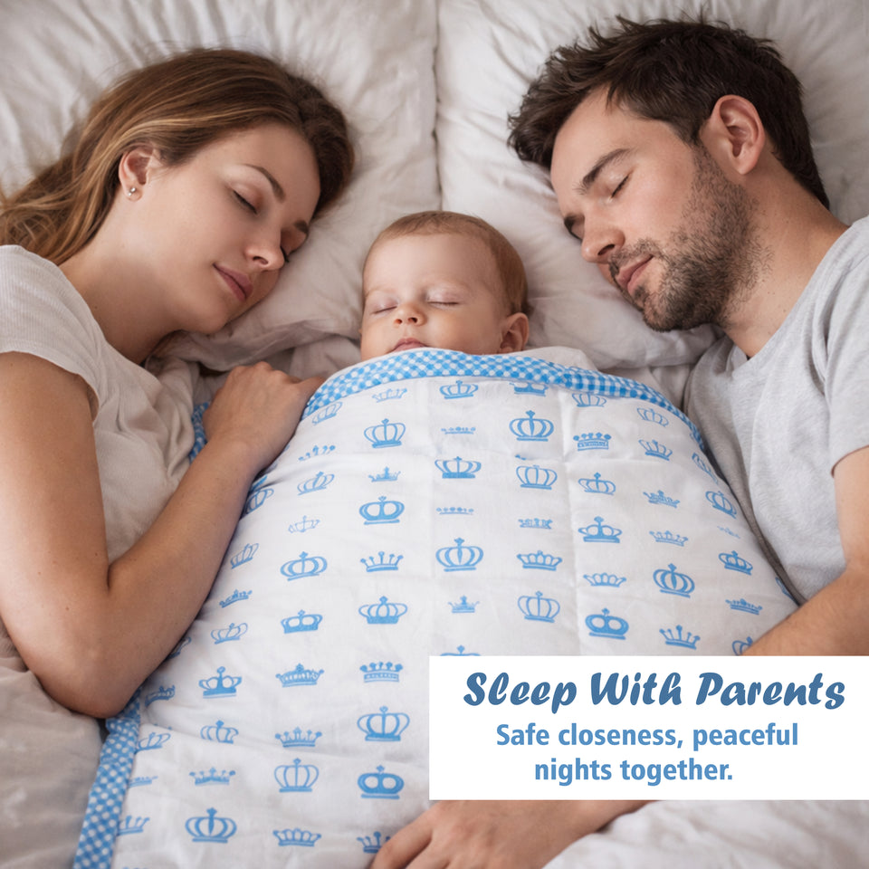 Fareto Baby bedding Essentials 1 Nest | 1 Mattress with net | 1 Carry bed | 1 Bolster set | 1 Carry bag | 1 Portable bed | 1 Feeding pillow | 1 Blanket (0-6M)(F502)