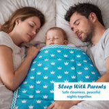 Fareto Baby bedding Essentials 1 Nest | 1 Mattress with net | 1 Carry bed | 1 Bolster set | 1 Carry bag | 1 Portable bed | 1 Feeding pillow | 1 Blanket (0-6M)(F496)