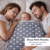 Fareto Baby bedding Essentials 1 Nest | 1 Mattress with net | 1 Carry bed | 1 Bolster set | 1 Carry bag | 1 Portable bed | 1 Feeding pillow | 1 Blanket (0-6M)(F284)