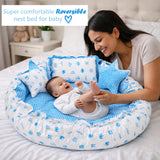 FARETO COMPLETE BEDDING SET ESSENTIALS COMBO FOR BABY (0-6 MONTHS)( TAJ  )(F361)