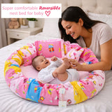 Fareto Complete Bedding Set essentials Combo For Baby (0-6 Months)(Pink_Giraffe)(F629)