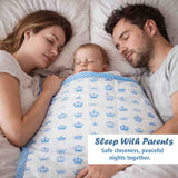 Fareto Baby bedding Essentials 1 Nest | 1 Mattress with net | 1 Carry bed | 1 Bolster set | 1 Carry bag | 1 Portable bed | 1 Feeding pillow | 1 Blanket (0-6M)(F502)