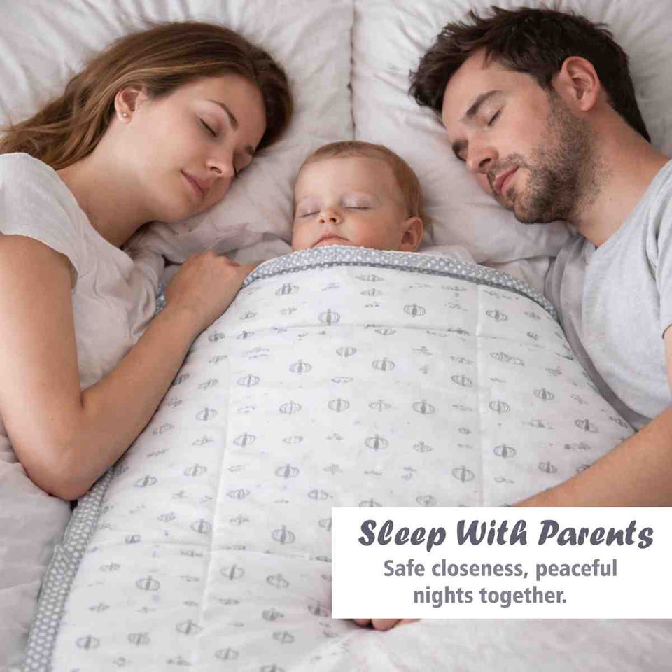 Fareto Baby bedding Essentials 1 Nest | 1 Mattress with net | 1 Carry bed | 1 Bolster set | 1 Carry bag | 1 Portable bed | 1 Feeding pillow | 1 Blanket (0-6M)(F583)