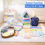Fareto New Born Baby Summer Essentials 64 in 1 (0-6 Months)(F734)