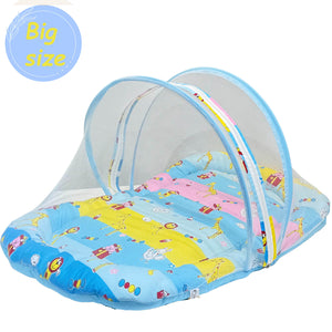 Fareto New Born Baby Premium Quality Mattress With Net, Giffi (0-1 Year)(L:80*B:50CM)(Size-Big)