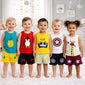 Fareto Baby Boys & Girls Summer Wear T -Shirt & Shorts Set | Dress Clothing Set (Pack of 5)(F71)