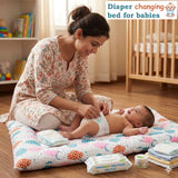 FARETO NEW BORN BABY HAND CARRY BED | GADI | (PACK OF 5) (0-8 MONTHS)(68*48CM)(F356)