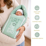 Fareto Newborn Baby 100% Muslin Cotton Bedding Set Combo | Sleeping Bag | Mattress with Net | Nest | Blanket | Hand Carry Bed & Bolster Set |Portable bed | Feeding pillow (0-6 Months)(F750)