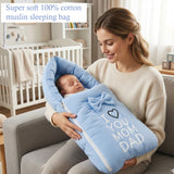 Fareto Newborn Baby 100% Muslin Cotton Sleeping Bag| Safe, Soft & Portable Baby Bed | (0-6 Year)(F728)