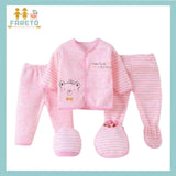 Fareto New Born Baby Winter Season Clothing Set Pack Of 1 (0-3 Months)(Colors May Vary)