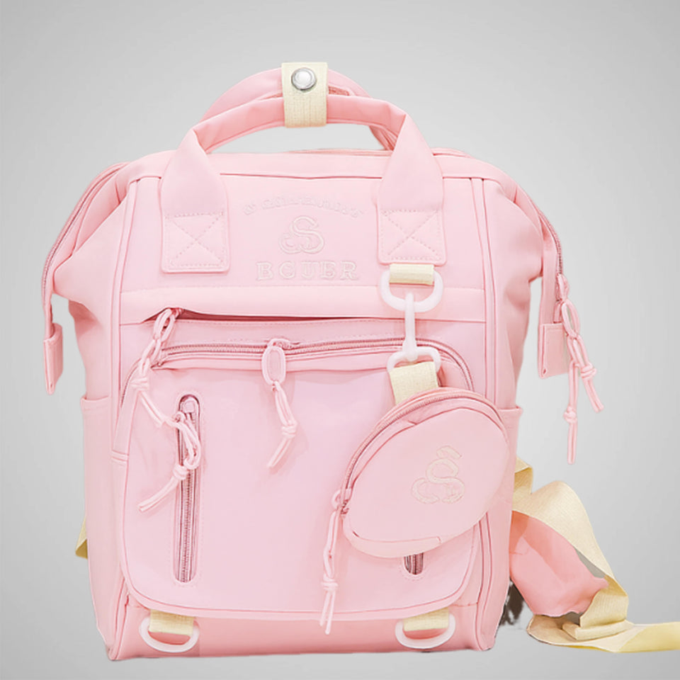 Fareto Multi-Pocket Diaper Bag – High quality Durable, Elegant Baby Care Bag with Insulation Layer & Quilted Front Design – Perfect for New Moms ( Pack of 1)